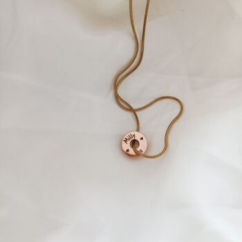 Gold Plated Dainty Memories Necklace, 4 of 6