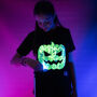Kids Interactive Glow T Shirt Jack Lantern, thumbnail 3 of 8