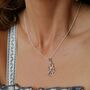 Blue Topaz And Freshwater Pearl Pendant, thumbnail 2 of 9
