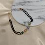 Multicolour Round Zircon Adjustable Beaded Bracelet, thumbnail 3 of 4
