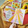 Personalised Sunflower Competition Valentine's Day Card, thumbnail 7 of 11