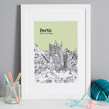 Personalised Perth Print, 2 of 12