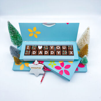 Personalised Chocolate Gift For Daddy This Christmas, 3 of 8