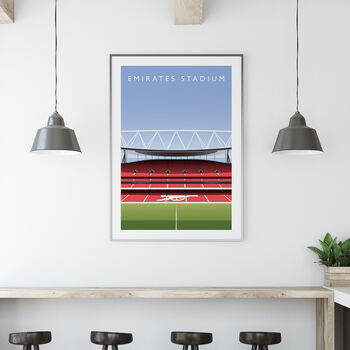 Arsenal Fc Emirates Stadium East Stand Poster, 4 of 8