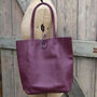 Leather Tote Shopper Winter Colours, thumbnail 7 of 12