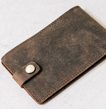 Personalised Leather Pocket Notebook, 3 of 11