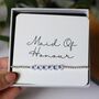 Personalised Maid Of Honour Beaded Bracelet Wedding, thumbnail 1 of 3