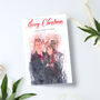 Personalised Watercolour Family Christmas Card, thumbnail 2 of 5