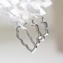 Sterling Silver Casablanca Hoops, thumbnail 6 of 9