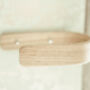 Oak Curtain Tie Backs, Curved Holdbacks, Pack Of Two, thumbnail 4 of 5