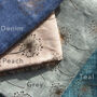 Washed Colours Rose Gold Dandelion Motifs Scarf, thumbnail 5 of 11