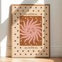 Rise Sun, Celestial Soleil Solar Art Print, Bohemian Tarot Zodiac Poster, thumbnail 1 of 2