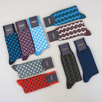 Clover Men's Socks Bundle, 3 of 10