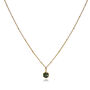 Gold Vermeil Labradorite Charm Necklace, thumbnail 2 of 4