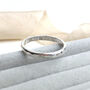 The Mite Personalised Stacking Ring, thumbnail 1 of 4
