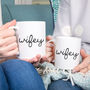 Wifey And Wifey Couples Mug Set, thumbnail 2 of 4