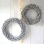 Greywashed Large Willow Wreath, thumbnail 2 of 2