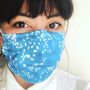 Lei Nani Face Mask In Blue, thumbnail 1 of 4