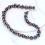 Brown Peacock Peanut Pearl Necklace, thumbnail 7 of 10