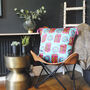 Love The British Accent Brights Eco Friendly Cushion, thumbnail 1 of 3