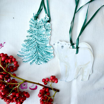 Polar Bear And Christmas Tree Gift Tags, 3 of 4