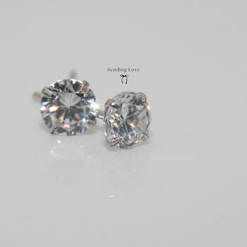 Mum Sterling Silver Stud Earrings Mother’s Day Gift, 3 of 6