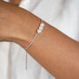 30th Birthday Pearl Sliding Bracelet, thumbnail 1 of 8