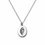 Sterling Silver Hidden Eye Oval Necklace, thumbnail 1 of 2