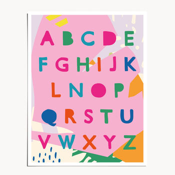 'Alphabet' Art Print, 2 of 5