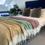 Personalised Soft Cotton Throw, Handwoven Gift, thumbnail 2 of 12