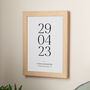 Special Date Cotton Anniversary Print, thumbnail 2 of 3