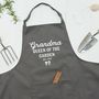 Personalised Queen Of The Garden Apron, thumbnail 1 of 4