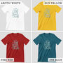 'Stay Wild Ocean Child' Surfer Cotton T Shirt, thumbnail 3 of 6