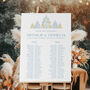 Christmas Wedding Seating Plan, thumbnail 4 of 5