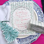 Festive Holly Menu And Place Card Set, thumbnail 1 of 9