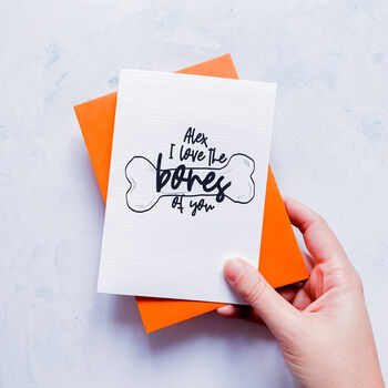 Personalised Bones Halloween Card, 6 of 7