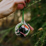 Toucan In The Jungle Christmas Ceramic Bauble, thumbnail 1 of 8