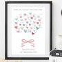 Personalised Teacher Gift Heart Print, thumbnail 2 of 10