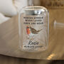 Personalised Robin Memorial Feather Tealight Holder, thumbnail 1 of 4