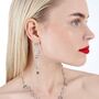 Art Deco Halo Necklace, thumbnail 4 of 6