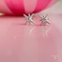 Star Stud Earrings With Sparkly Gemstones, thumbnail 6 of 9