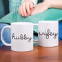 Wifey Hubby Couples Mug Set, thumbnail 3 of 9