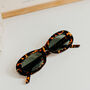 Maisie Oval Vintage Style Sunglasses, thumbnail 2 of 7