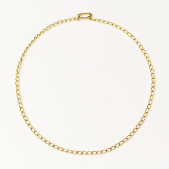 Catena Necklace Chain 12ct Gold Plated, 2 of 5