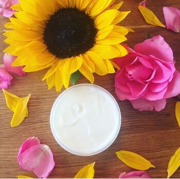 Organic Beeswax, Rose And Geranium Face And Neck Cream, 2 of 2