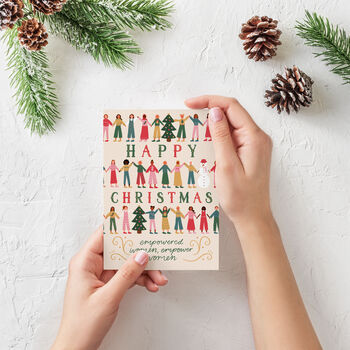 10 Womens Empowerment Friendship Christmas Cards, 2 of 6