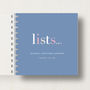 Personalised 'Lists' To Do Small Notebook, thumbnail 1 of 10