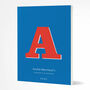 Personalised Red Letter Notebook, thumbnail 3 of 6