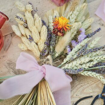 Wheat And Lavender Posy, 2 of 10