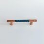 Verdigris Copper Patina T Shape Handle, Handmade Copper Pull, thumbnail 3 of 3